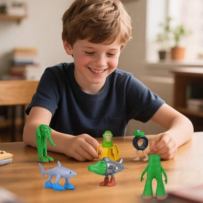 JAAIP Tung Tung Tung sahur Toy - brainrot Toys tralalero tralala Unique Toys brainrots Toy for Boys and Girls of All Ages (All 8 Design) 2