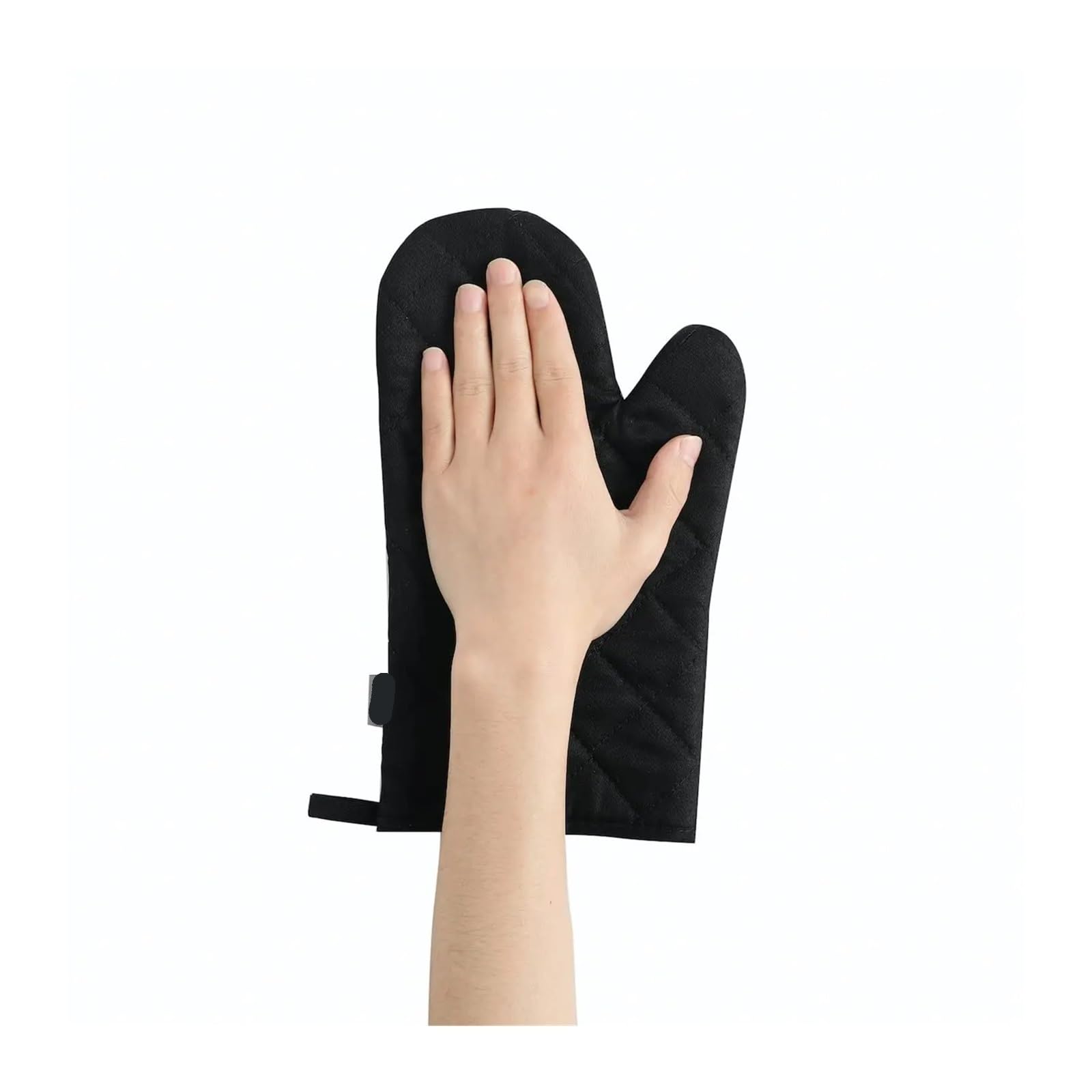 Genérico 2PCS Guantes de Horno, algodón Silicona, 11x7 Inch Cocina