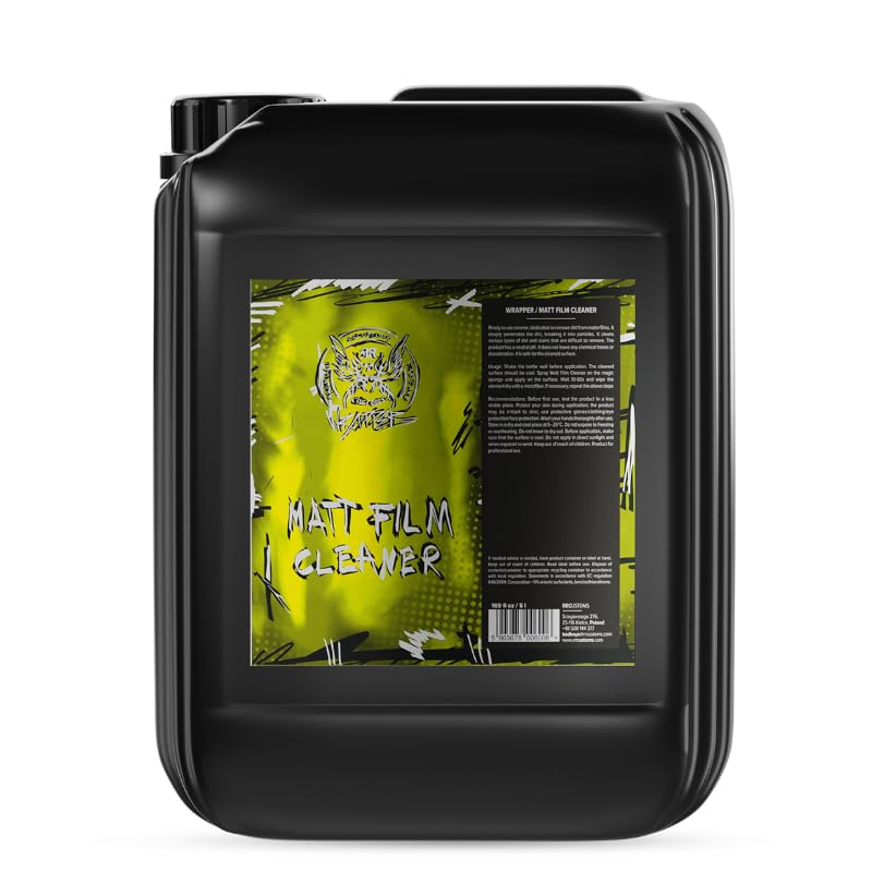 RR Customs Bad Boys Wrapper Matt Film Cleaner Mattfolienreiniger - Car Wrap Folienreiniger - Wrapped Reiniger für Mattfolien 5L