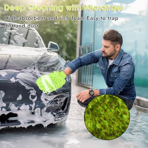 Mkobon 3 Pack Chenille Mitt
