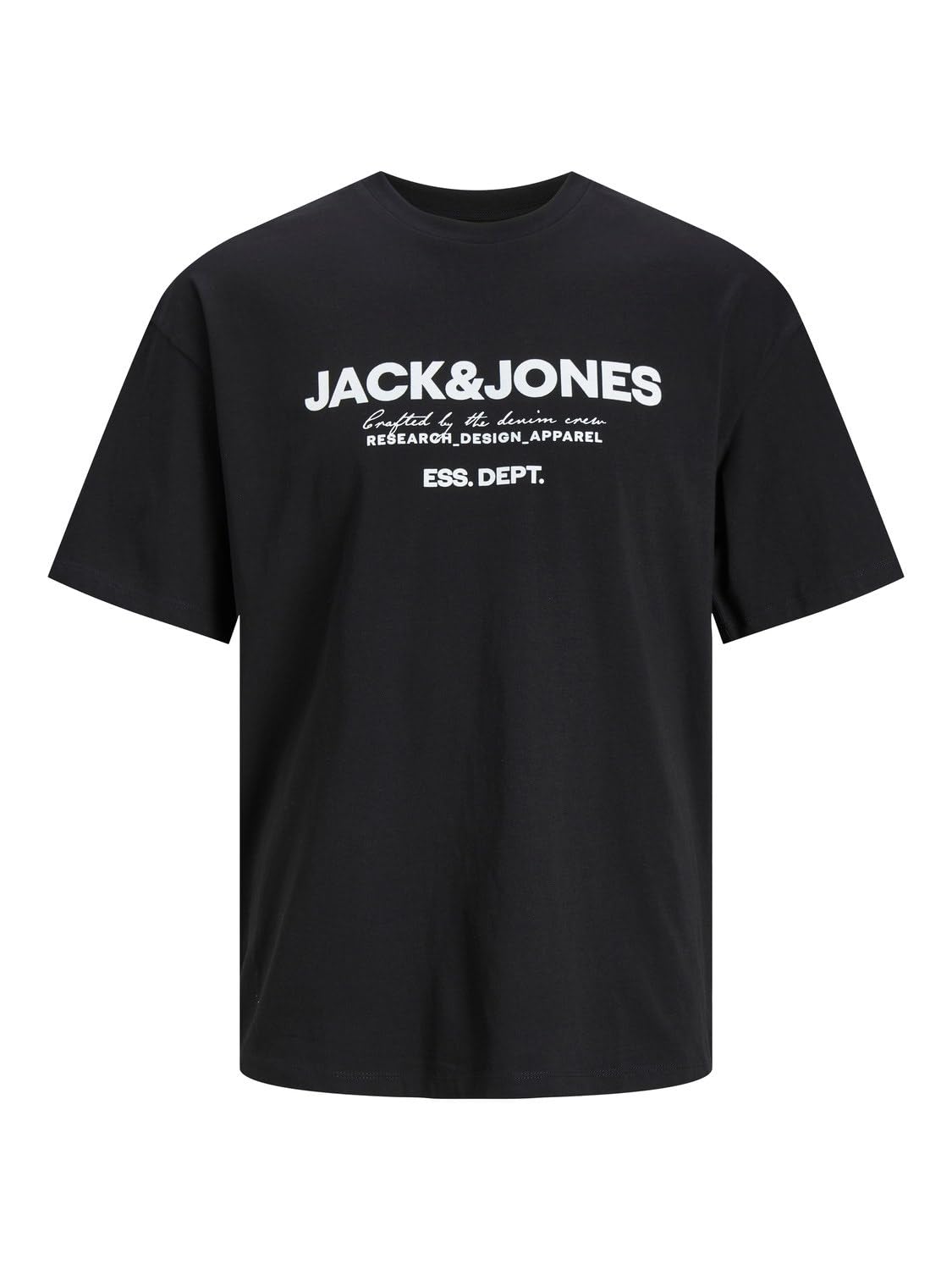 JACK & JONES JJGALE Tee SS O-Neck, Black, S
