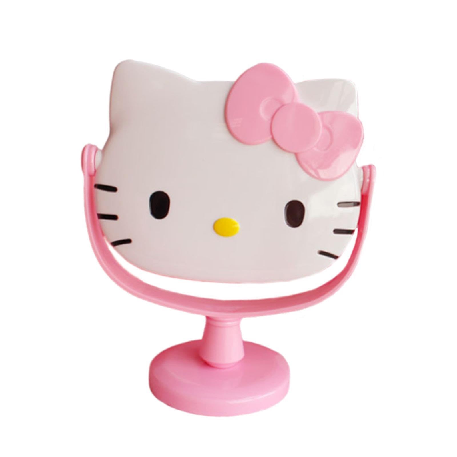 Kitty Shape Mirror Portable Cartoon with Stand for Girl Woman Dressing Table Light Pink | Health & Beauty | Makeup | Makeup Tools & Accessories | Makeup Mirrors-image-32