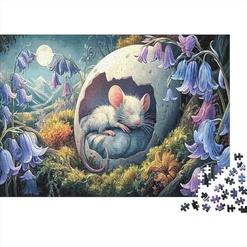 Puzzle Rompicapo Topo Ecologico Premium Colorato Dettagliato Stimolante Antistress Topo