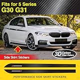 Premium Side Skirt Vinyl Decals for B-M-W G30 G31 5 Series - with Various Finishes, Pre-Cut OEM Style, Durable Weather-Resistant Material, Sporty Performance Logo Stickers for Aesthetic Appeal - Image 2