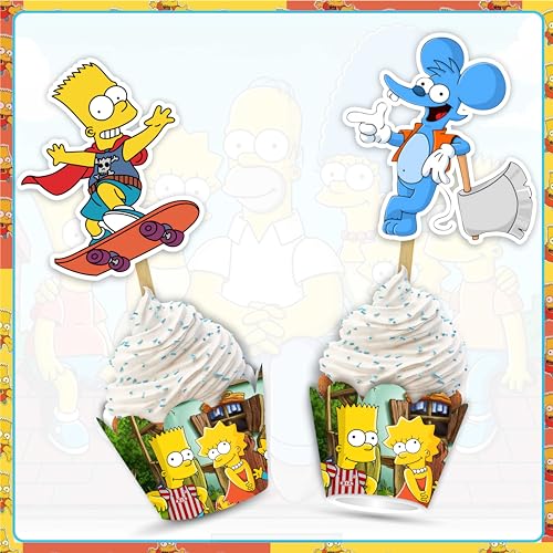 Seyal Brt Simpson emballage pour cupcakes de qualité supérieure pour buffet
