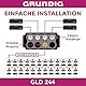 [ Test SEHR GUT, Note 1.2 *] GSS Grundig Unicable LNB 24+4, für 24 Teilnehmer + 4 Legacy, Digital SCR LNC für Satellitenschüssel, Einkabellösung Einkabelsystem, HD 4K, Sat Receiver TV Fernseher