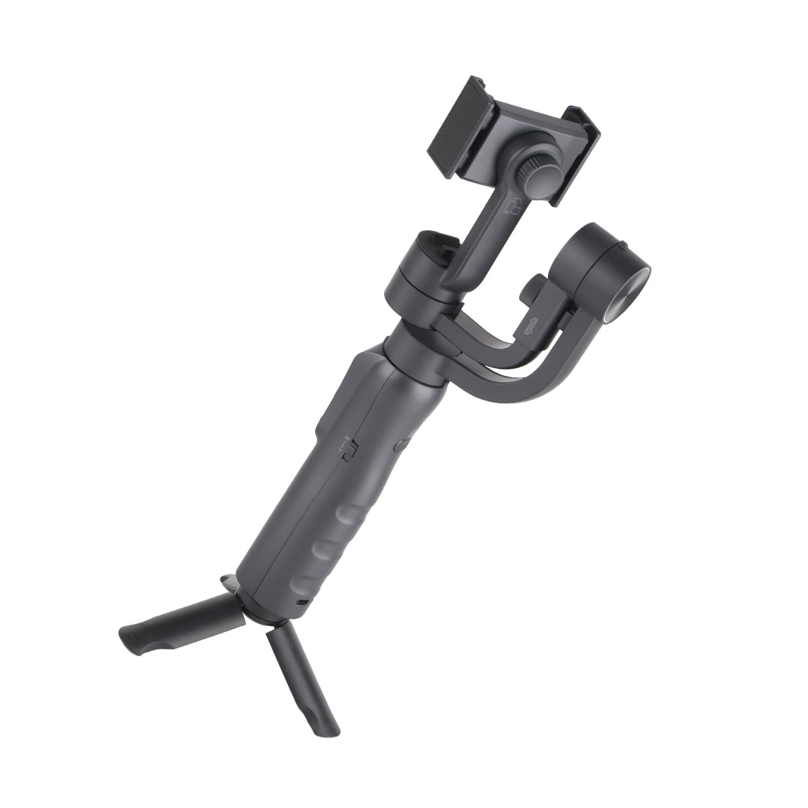 AMONIDA S5 Estabilizador de Cardán Portátil de 3 Ejes para Grabación de Video con Antivibración para Uso en Exteriores Negro 715 G