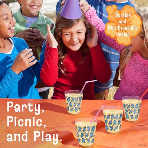Image of Disney Stitch Acrylic Cups, Dishwasher Safe, 4-Pack