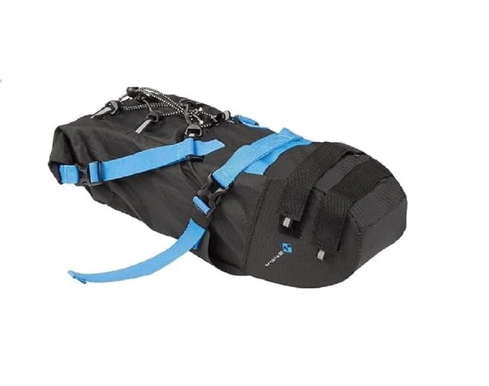 M-Wave Rough Ride Sacoche de Selle de vélo Mixte, Bleu, M