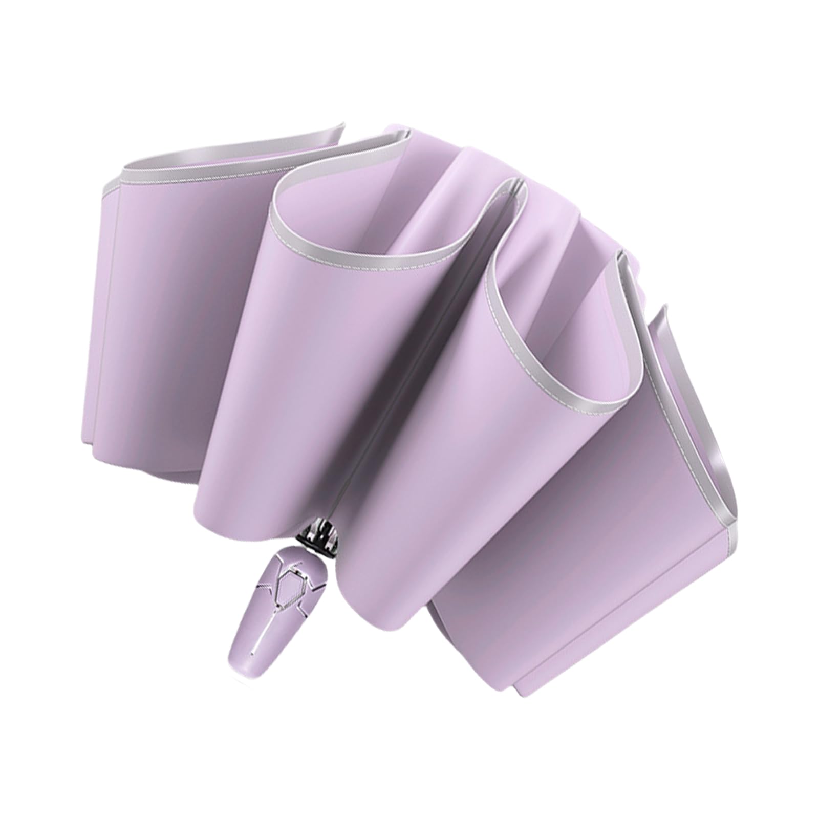 Tsophreniq Reflective Strips Rain Shelter Umbrellas 12Rib Construction 1Button Opening and Closing Mechanism Reflective Strips Umbrella