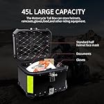 45L-Motorcycle-Top-Case-Universal-Heavy-Duty-Aluminum-Powersports-Helmet-Bags-Waterproof-Tail-Box-Trunk-Storage-Luggage-Universal-Motorcycle-Accessories-with-Security-Lock-Rear-Top-Box-Vehicle-Bag