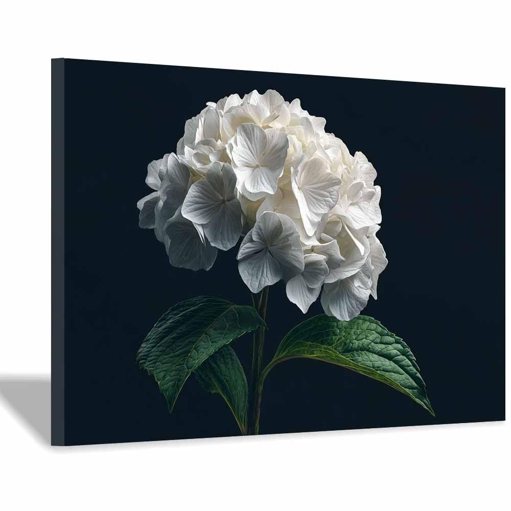ZAMAEIU Landscape Wall Art Clustered petals Artwork for Walls, Canvas Prints Paintings Room Decor, for Bedroom Kitchen Office Fireplace Wall Decor(white)-60x90cm Framed