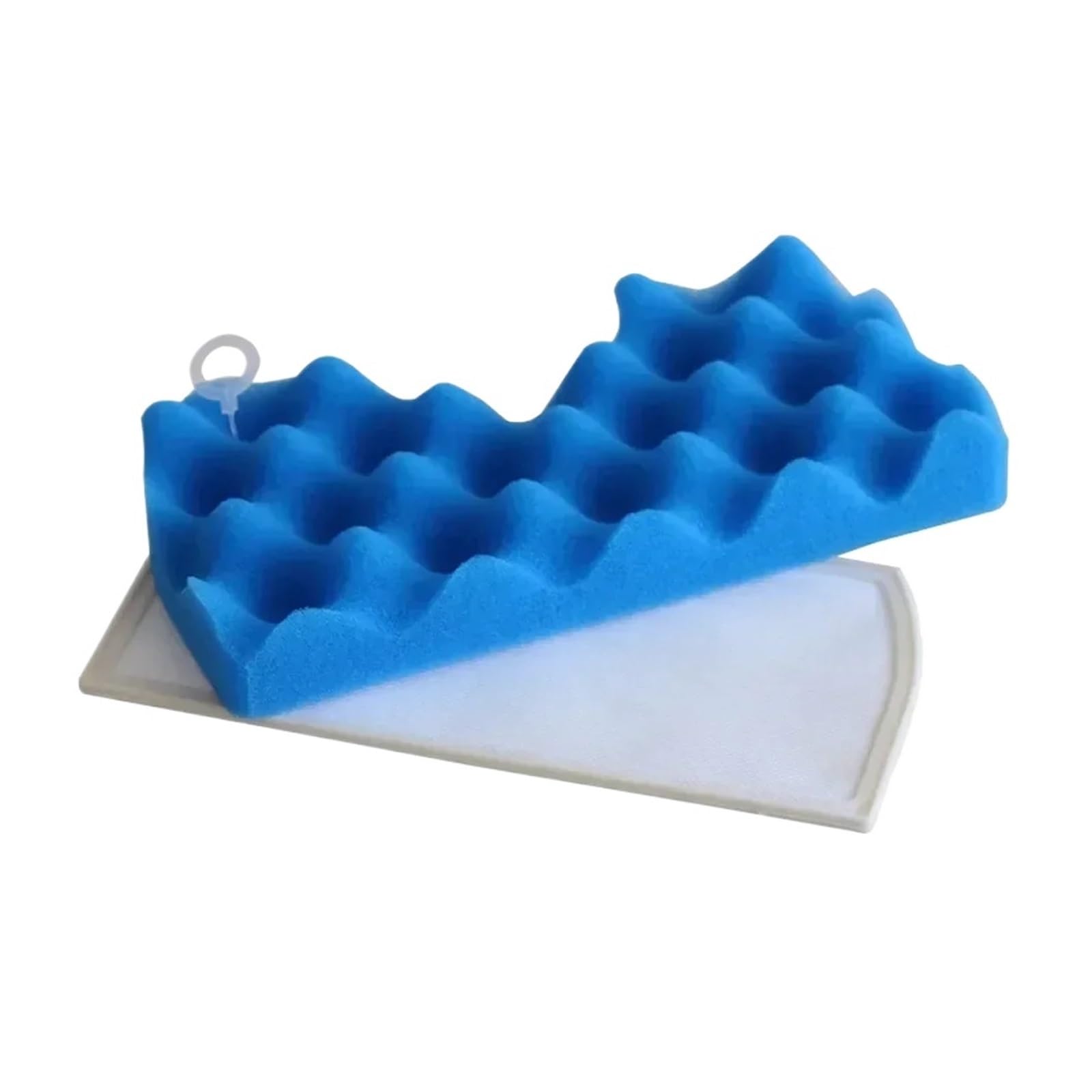 Kit de filtre Hepa en éponge bleue, compatible avec les aspirateurs robots Samsung, série DJ97-01040C SC43, SC44, SC45 et SC47(White 1pcs)