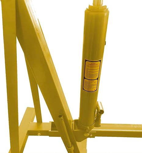 Miniatura 11 de TUFFIOM Grúa de motor hidráulico plegable de 2 toneladas con pluma telescópica y estabilizadores y gancho, 4400 libras de elevación de la grúa