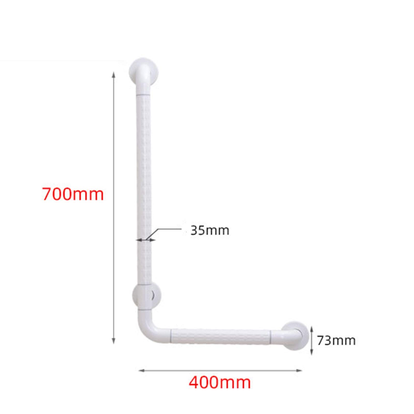 XXIOJUN Manubrio Per Il Bagno， Tubo Esterno In Nylon Antistatico Antiscivolo E Resistente All'usura Con Cerchio Luminoso Per Il Bagno Disabile Ferito O Aiuto Per La Sicurezza Del Bagno Post-operatorio