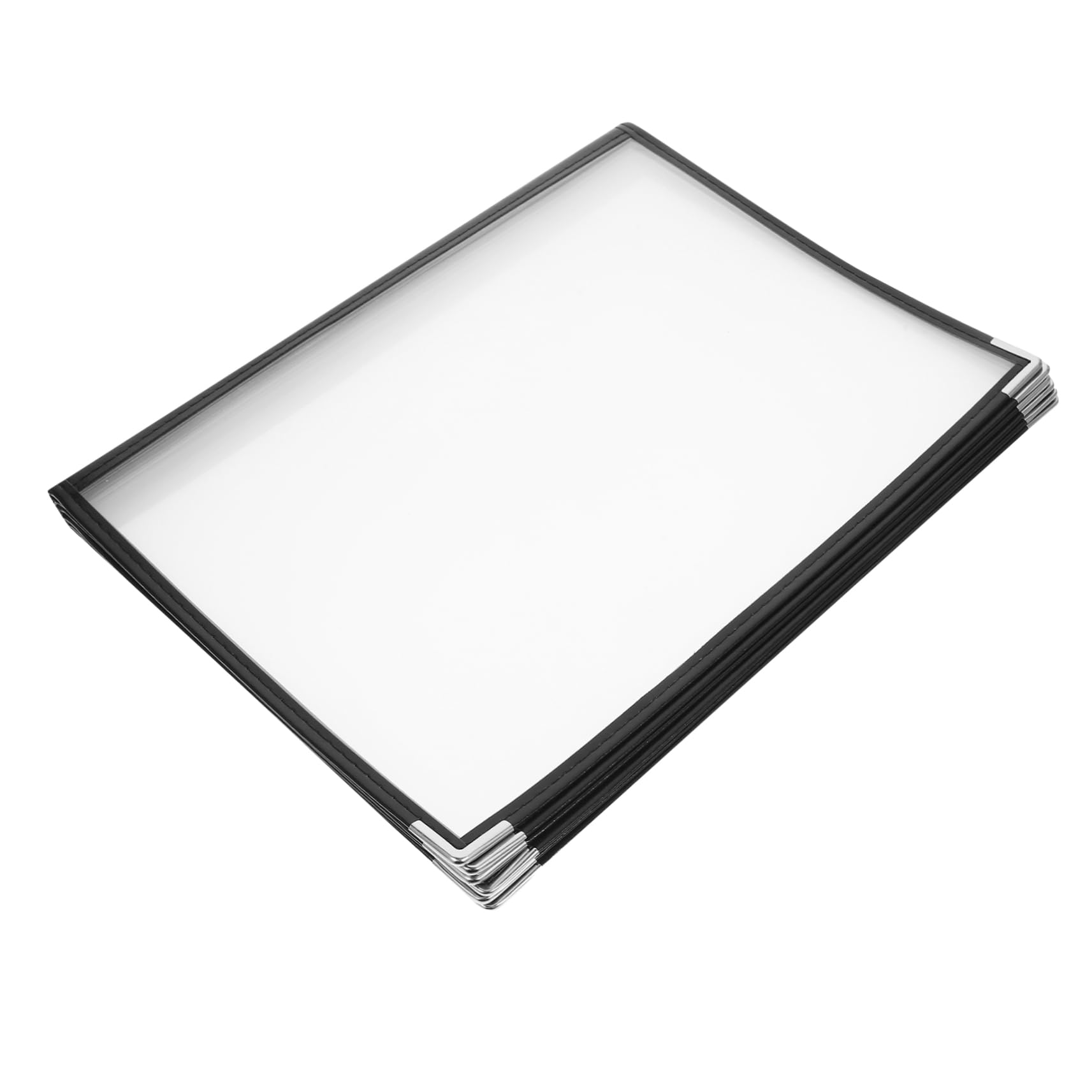 HOMOCONO Sturdy and Safe Menu Holder for Restaurant Menu Cover Holder Hotel Cover Book