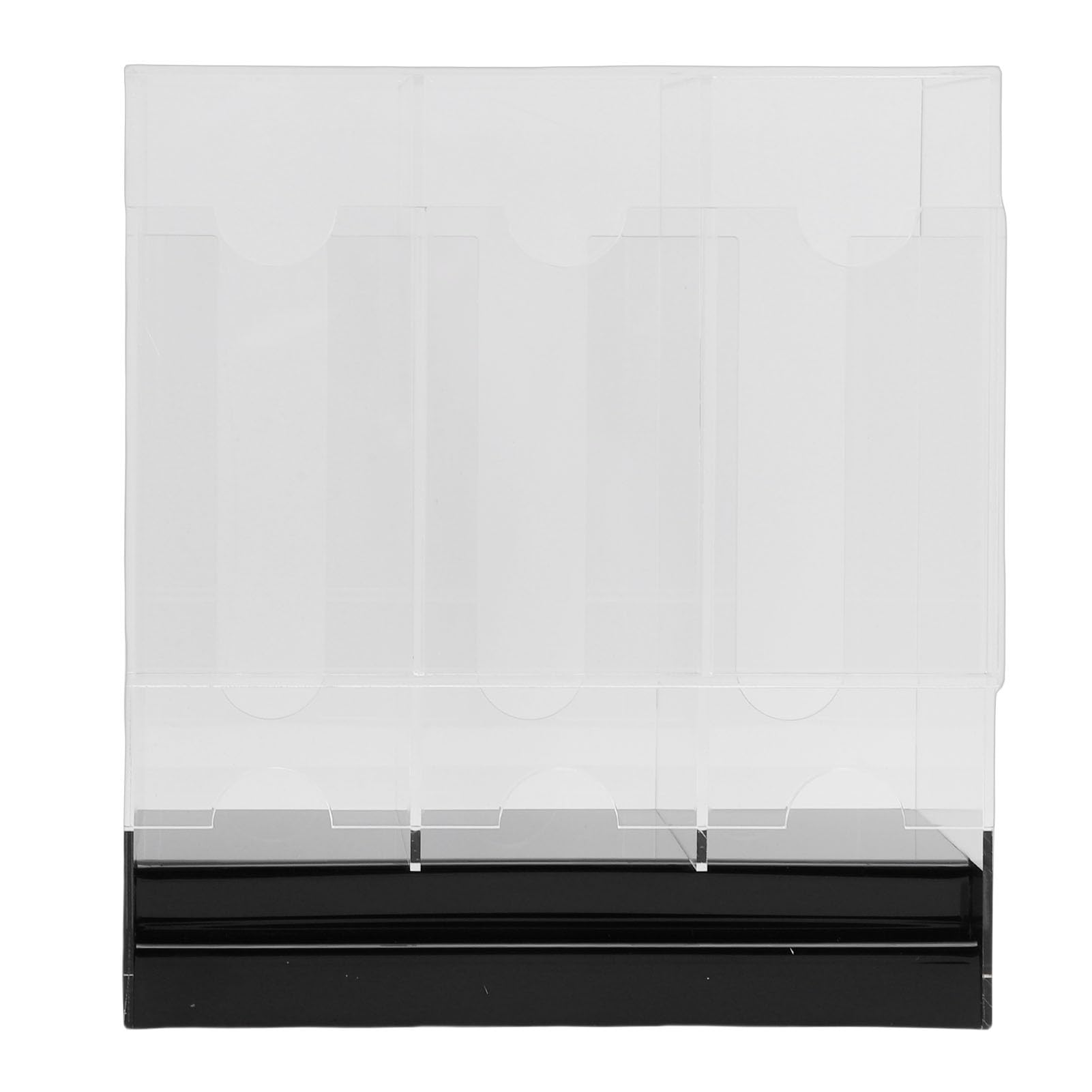 Distributore di Carte con 3 Slot, Design Acrilico Estetico