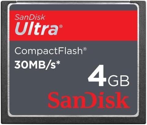 SanDisk Ultra CompactFlash 4 GB Memory Card 30MB/s SDCFH-004G-U46