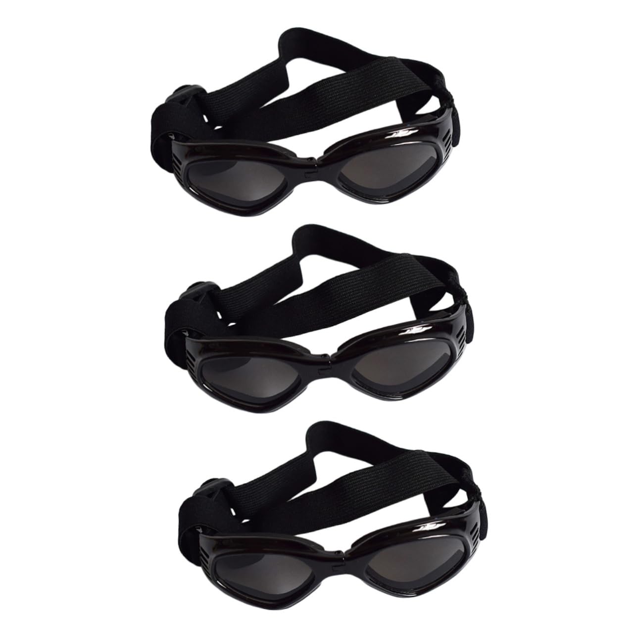 Lunettes de soleil pour chien COLLBATH lot de 3 pour animaux de petite et moyenne taille