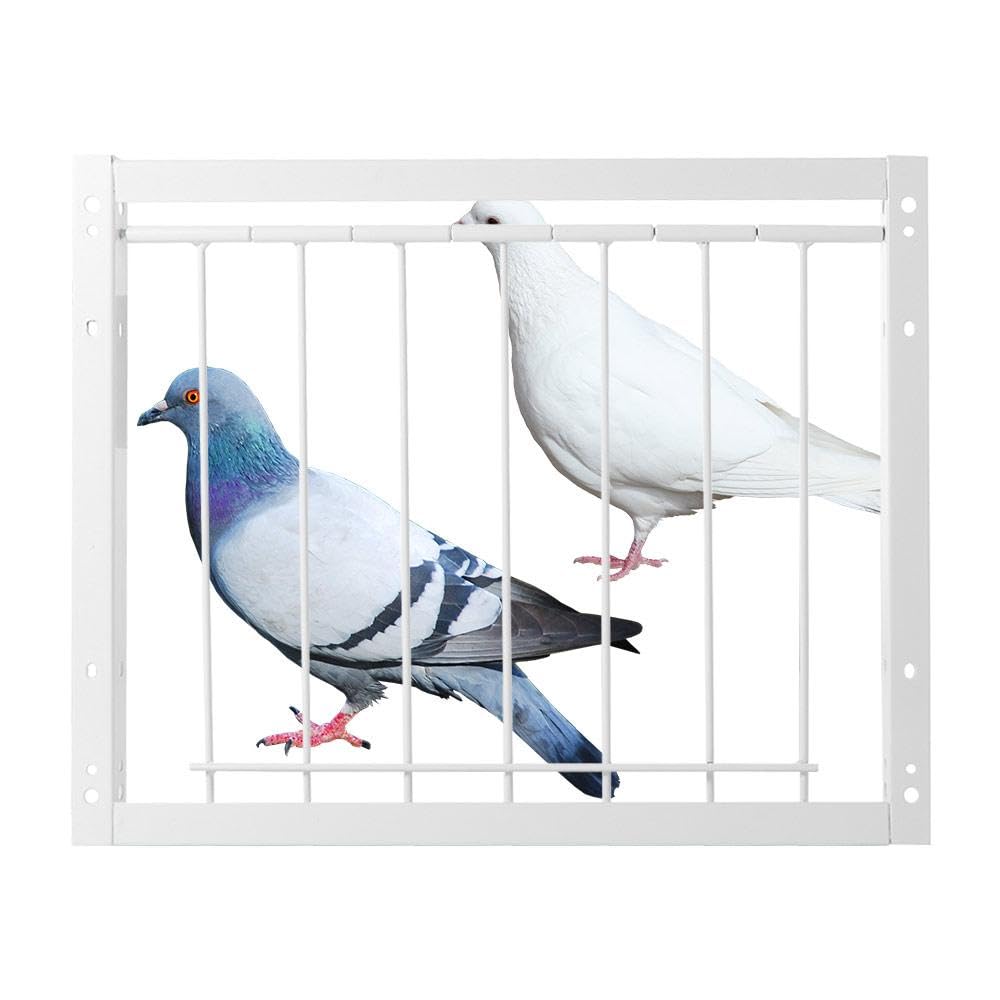 Trappola per piccioni per porta d'ingresso rimovibile 30/40 x 26 cm