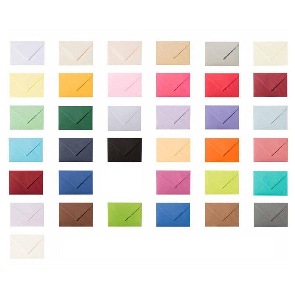 Mini sobres DIN C8 57 x 81 mm para ramos de flores, regalos de dinero o calendario de Adviento, 500 sobres de chocolate