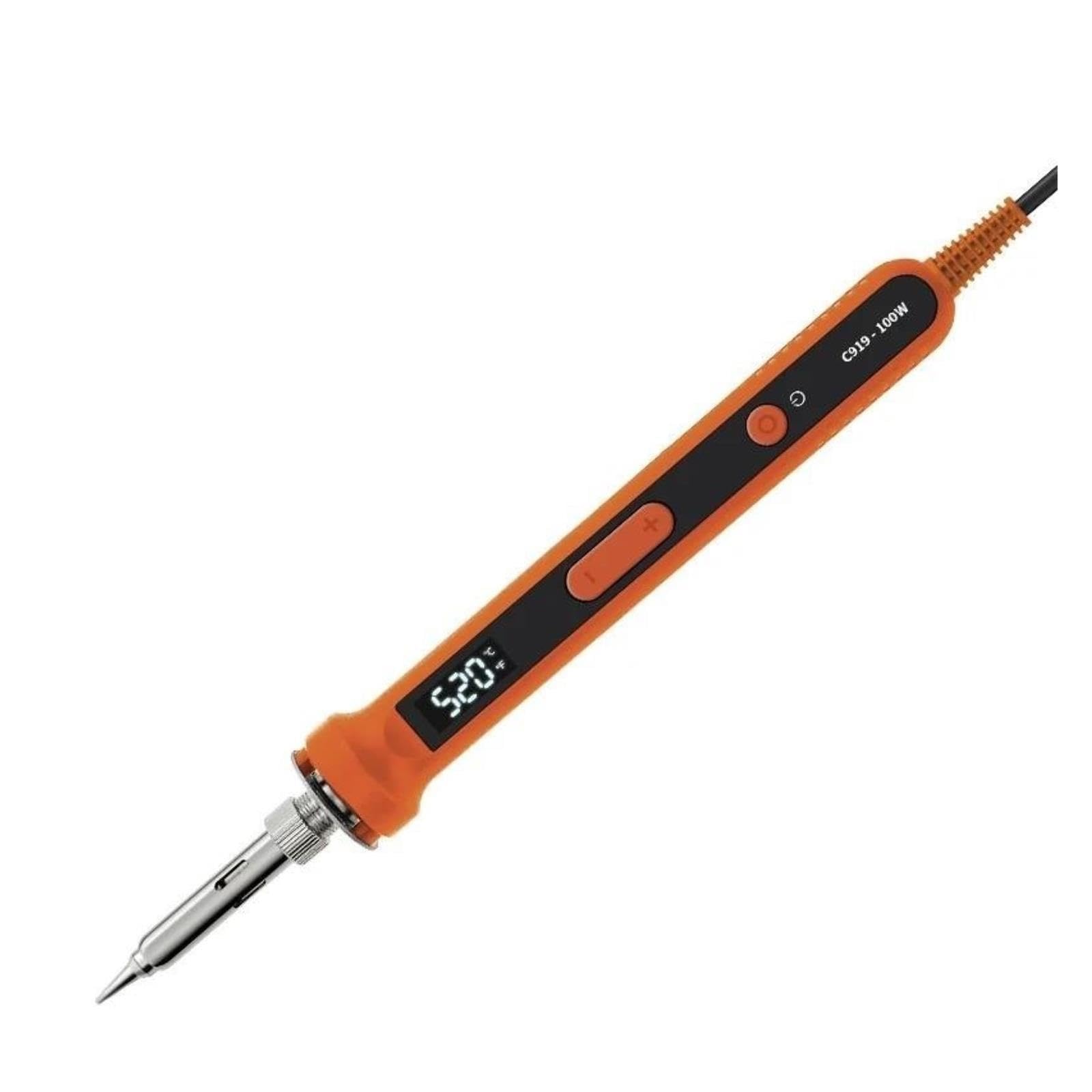 Estación de Soldadura, Kit de soldador eléctrico Digital 100W, juego herramientas soldadura con calentador cerámica temperatura ajustable