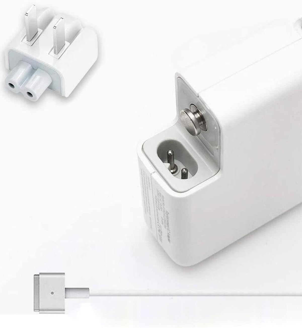 85W Mac Book Pro Charger, Mag 2 Power Adapter, Compatible with Mac Book Pro 13 inch-15 inch Retina (Between 2012-2018 Models) (85W T-Tip - White) - Image 9