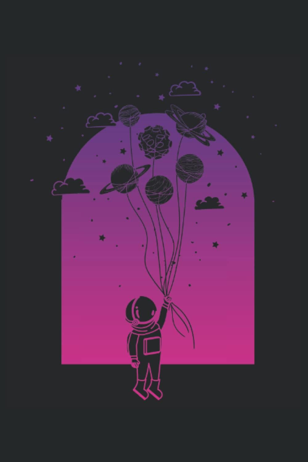 Space Astronaut |: Spaceflight notebook 6x9 120 pages dotted | spaceman diary, Mars, planets, space,
