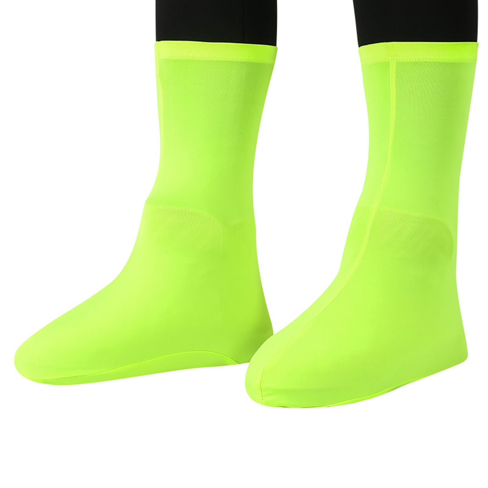kesurpae Comprehensive Sand Prevention Breathable Shoe Covers For Cycling Made Of Polyester Fiber For Comfort Slip-On Boot Protectors For Cycling Reusable Waterproof Shoe Covers, green