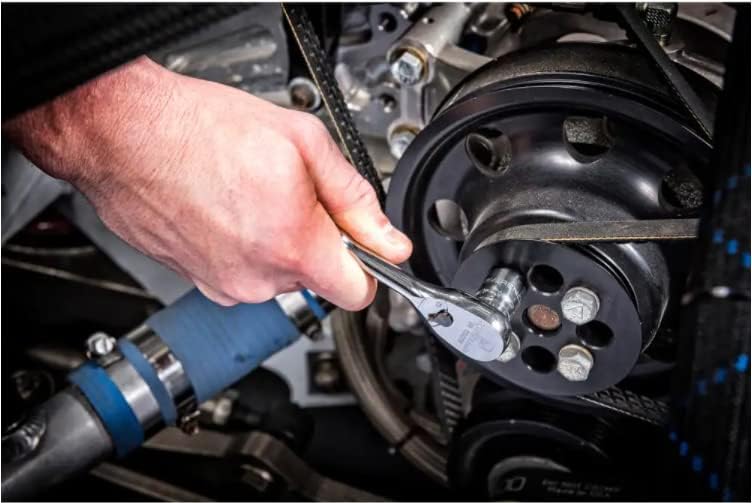 Miniatura 10 de GEARWRENCH Juego de herramientas mecánicas de accionamiento de 68 piezas de 14 pulgadas y 38 pulgadas, 6 y 12 puntos, estándar y profundo,