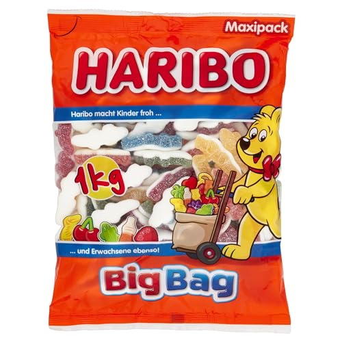 Haribo Coccodri Frizz | Caramelle Gommose Frizzanti, Gusto Frutta, Ideali per Feste, 1 Kg