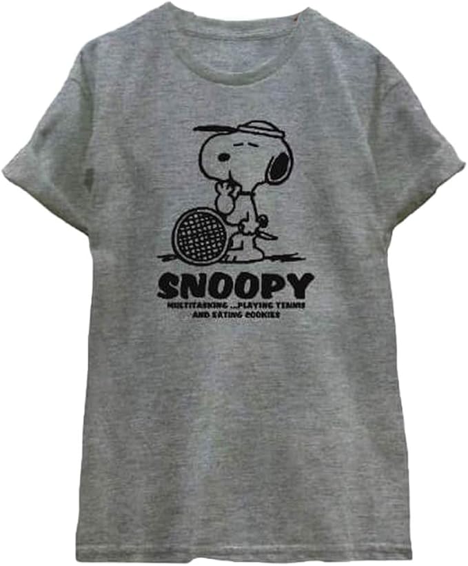 Amazon レディース スヌーピー Peanuts テニス Tシャツ Sn1 Wm 杢グレー Tシャツ カットソー 通販 Amazon レディース スヌーピー Peanuts テニス Tシャツ Sn1 Wm 杢グレー Tシャツ カットソー 通販