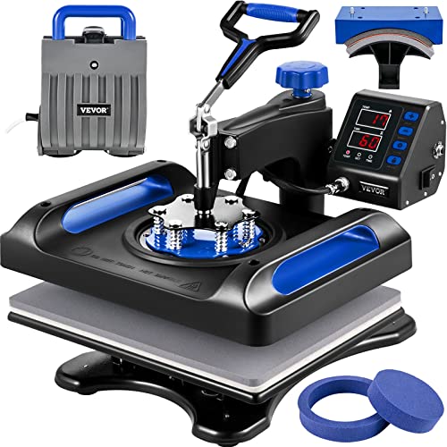Prensa Térmica 5 en 1 Multifuncional 12 x 15 Pulg miniatura 1