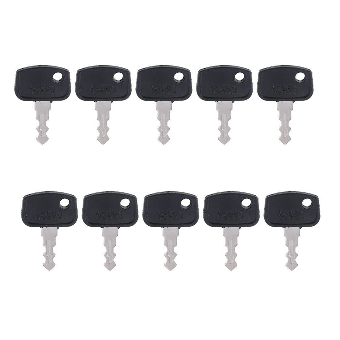 10PCS Ignition Keys 68920 PL501-68920 for Kubota Buggy RTV 500 900 B26 BX1860 BX2360 ZD321 ZD323 Cart Truck Tractor Mower