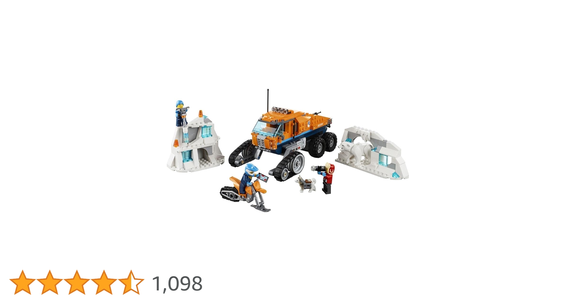 横取り不可 レゴシティあそんでみた！北極探検 パワフルトラック 60194