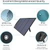 ITEHIL Solar Panel, 100W 18 Volt Monocrystalline Solar Panel Kits, Portable High Efficiency Solar Panel Charger, Foldable Solar Power Backup with USB 3.0/USB 2.0/DC Output for Home, Camping, RV...