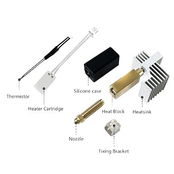GIONAR Upgrade 0.4mm Hotend Kit for Centauri Carbon, Upgrade Carbon Hotend and Silicone Cover, Compatible with Elegoo Centauri Carbon 3D Printer