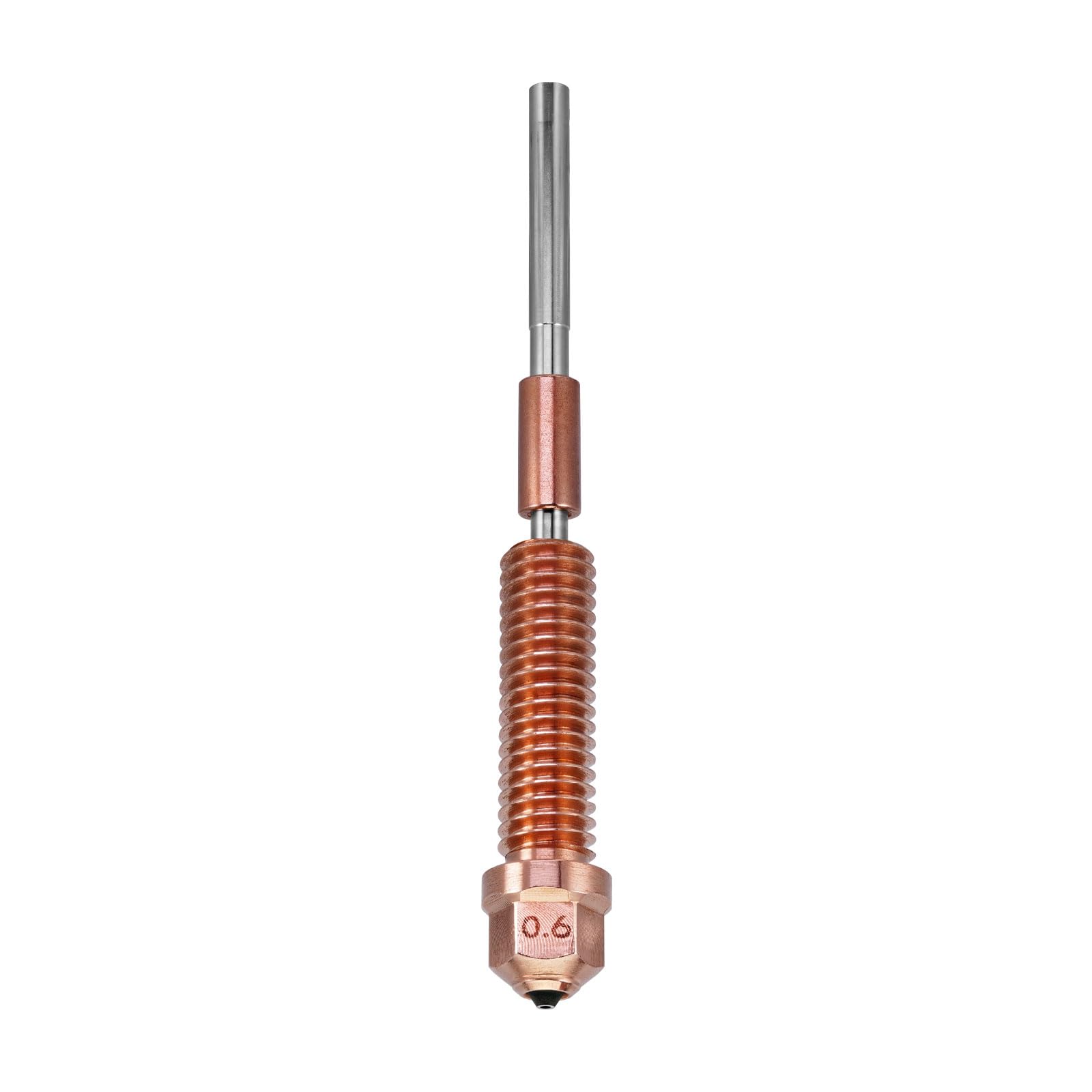 Quick-Swap Diamant PCD-Düse 0,6 mm für K1C / Ender-3 V3 / Ender-3 V3 Plus 3D-Drucker, gehärtet, hohe Präzision (K1C, 0,6 mm)
