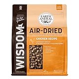 Earth Animal Wisdom Air Dried Dog Food | Chicken Recipe Premium Natural Dog Food | All Breeds & Ages | Made in The USA | 2 Pound Bag