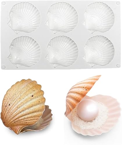 Miniatura 2 de Molde para pastel en forma de concha de silicona para hornear galletas, molde para hornear bricolaje, molde para hornear, accesorios de cocina