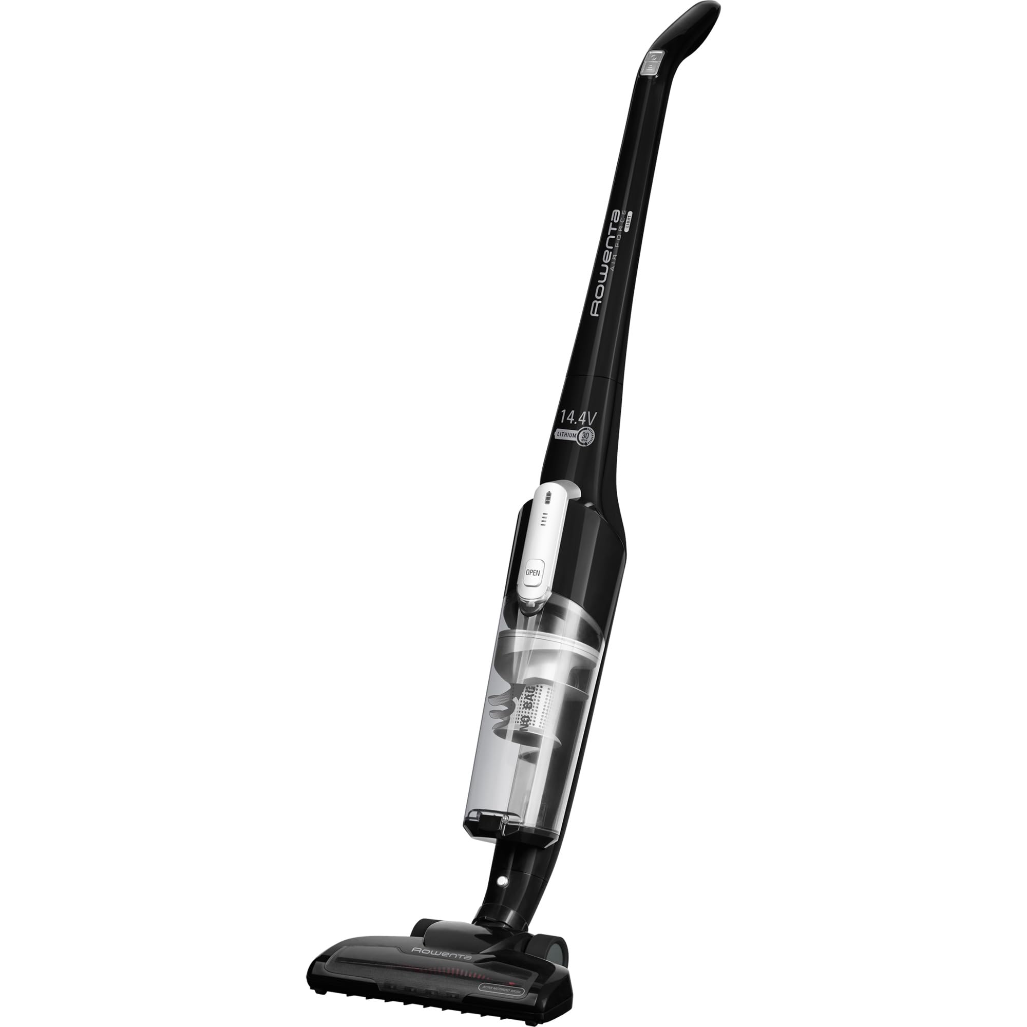 Rowenta RH6545 Air Force Light Cordless Handheld Vacuum Cleaner with LED Lighting Bagless 14.4 Volt Black