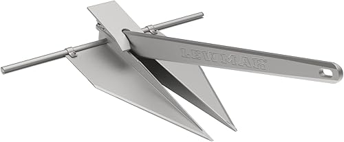 Lewmar - Anclaje LFX Fluke para anclaje de barcos en barro o arena, aluminio