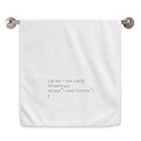 Programmer Program Statement Liar Me Hand Towel Bath Facecloth Soft Cotton Washcloth