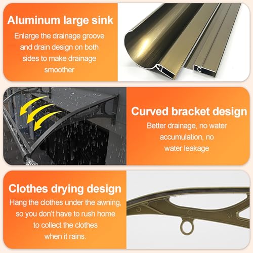 Abri à support en aluminium au design moderne et durable
