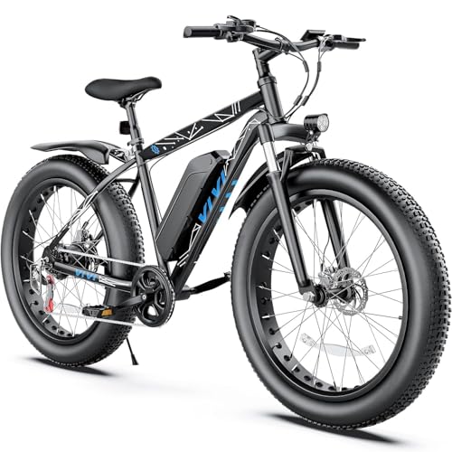 Vivi Electric Bike 26″ x 4.0 Fat Tire Ebikes for Adults,