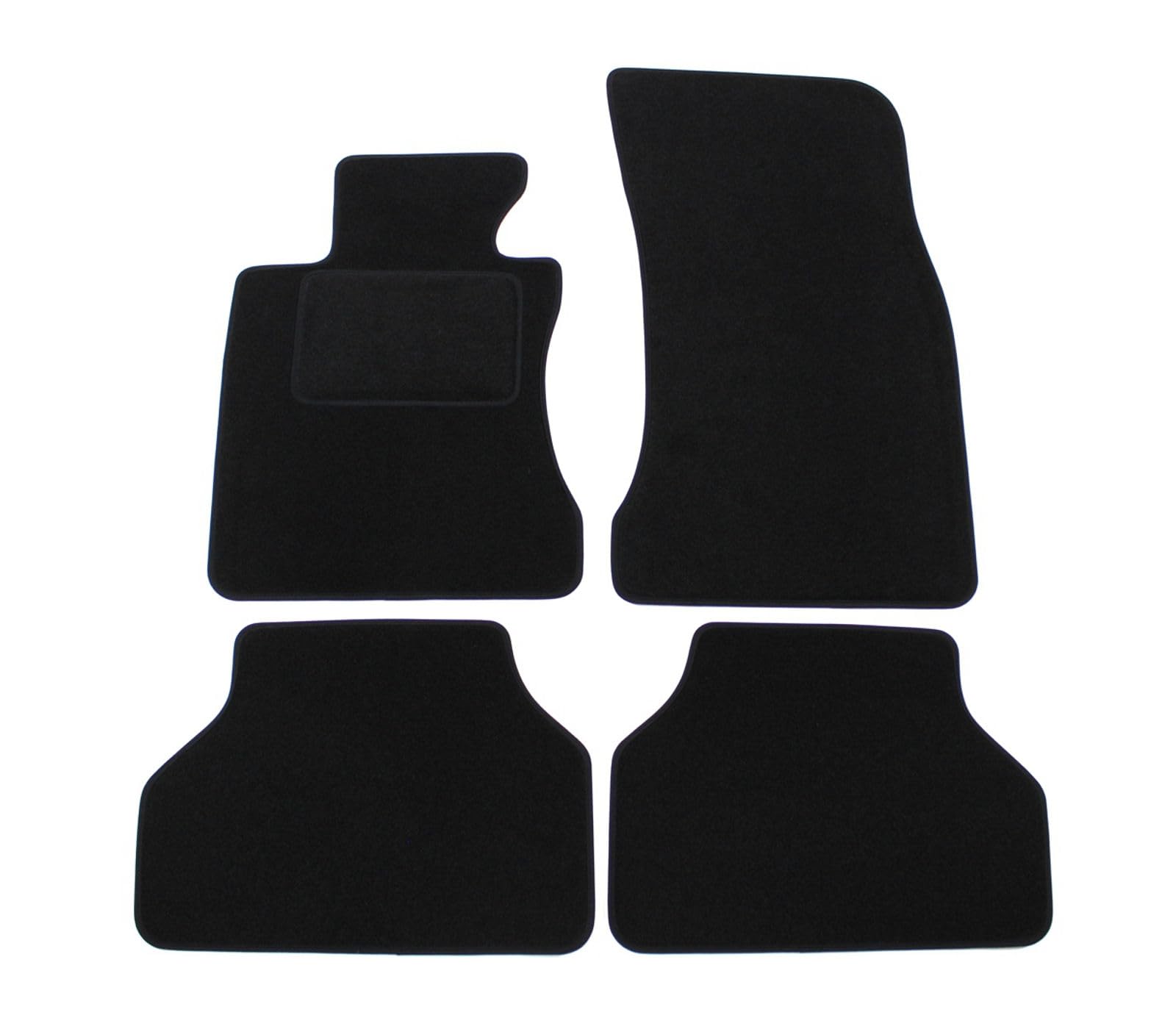 Motohobby Lot de 4 Tapis de Sol en Velours Beige pour BMW 5 E60 E61 (2003-2010