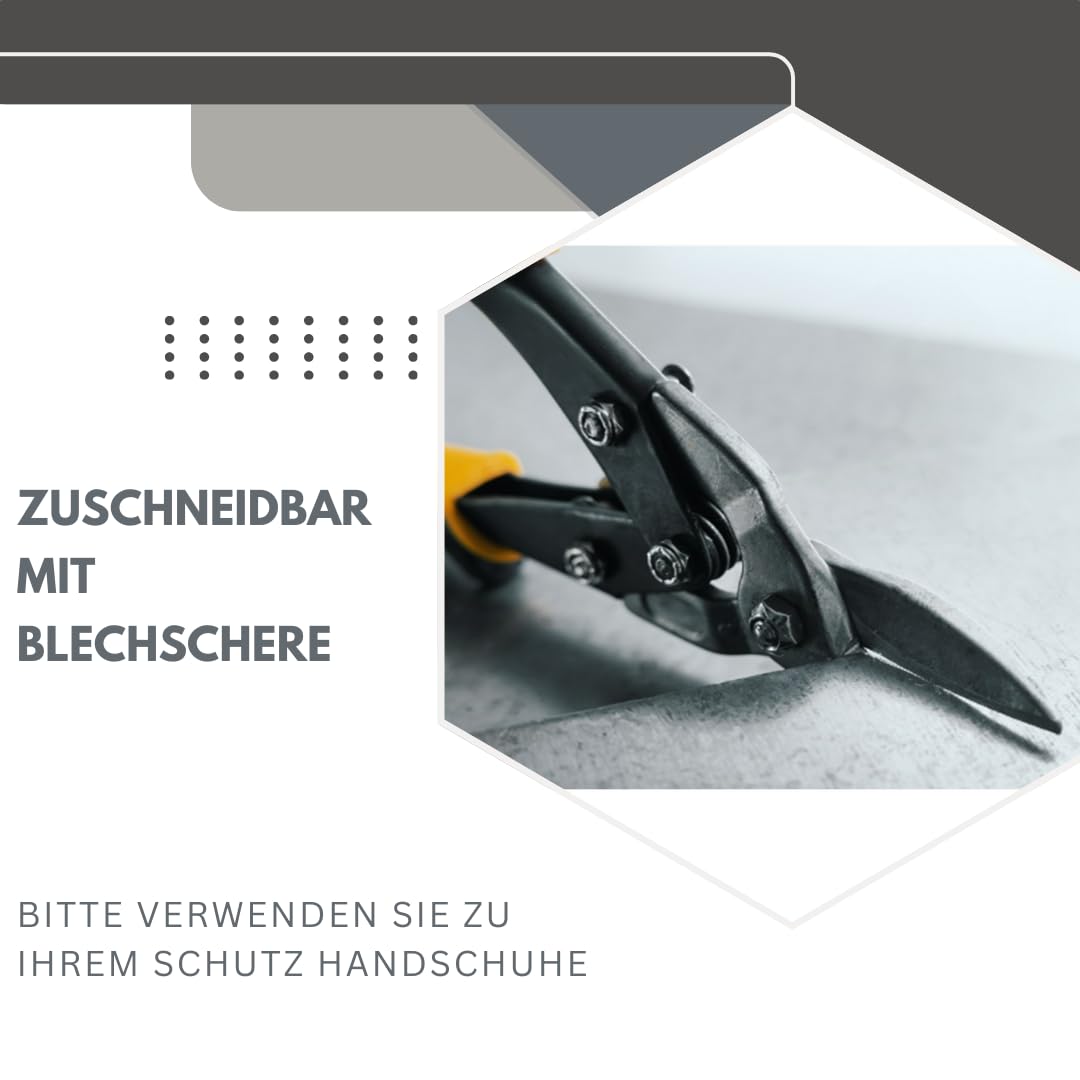 Edelstahl Fliegengitter 12,5 m x 0,6 m | V2A Edelstahlgewebe feinmaschig, robust & zuschneidbar – Insektenschutz, Nagerschutz, wetterfest | 12,5 m x 60 cm Breite