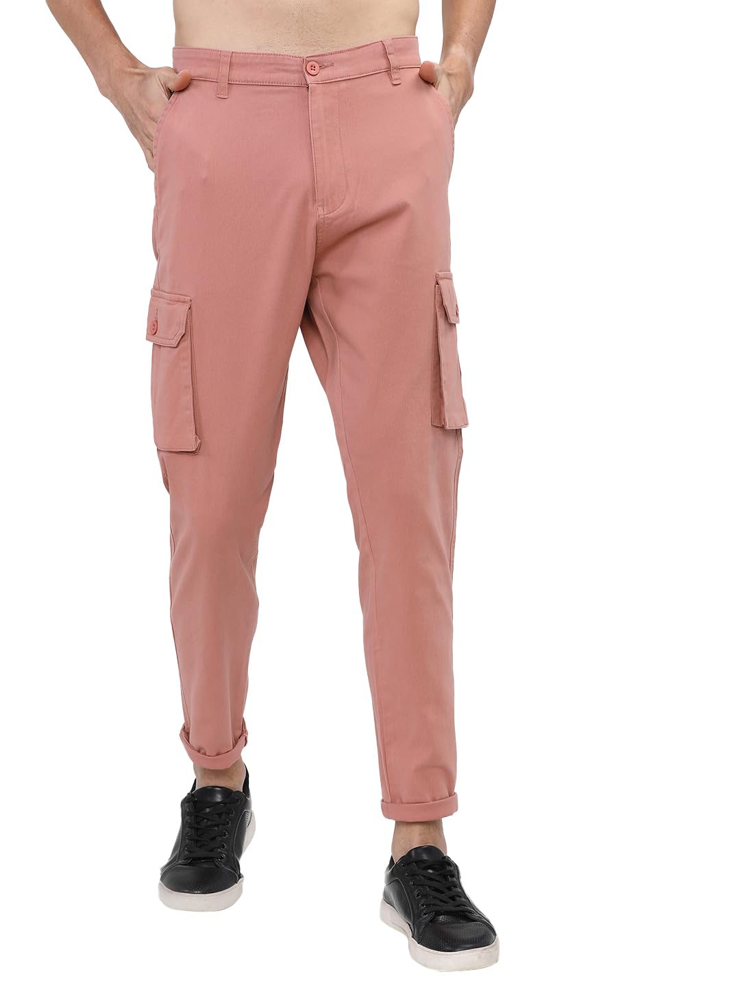 Men's Tapered Fit Cargo Trousers| Stylish & Comfortable for Casual, Travel & Active Wear | Trouser for Men | Men Trousersn-image-24