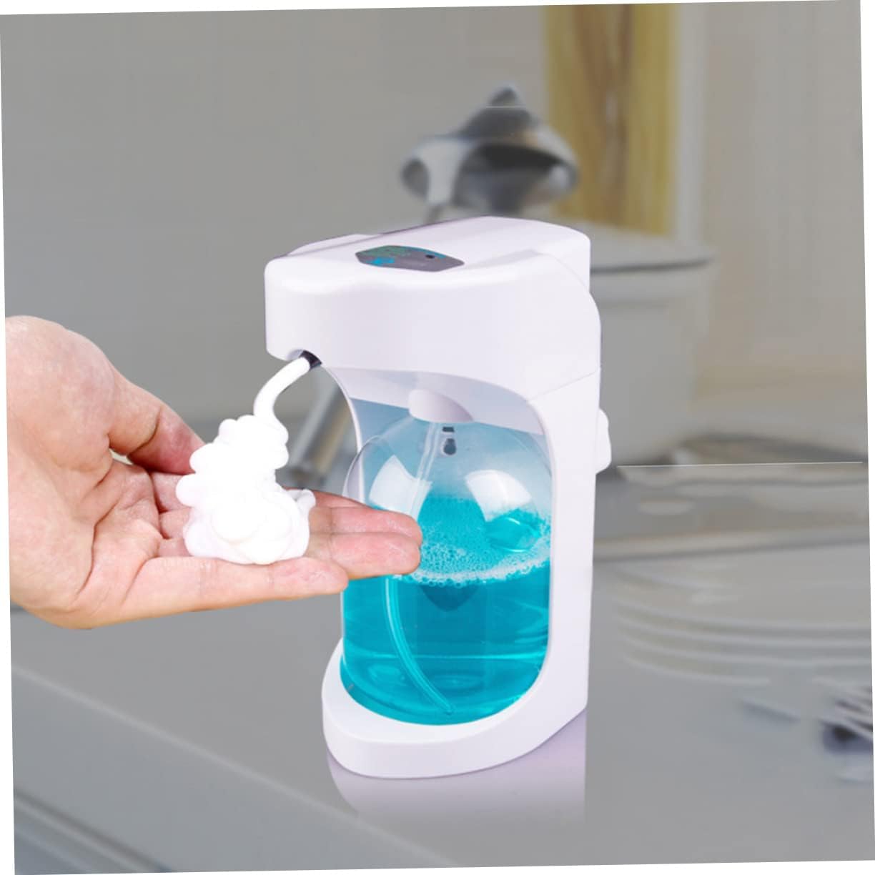 Touchless Auto Soap Dispenser Pump Infra-Sensor for Kitchen Bathroom Countertop Decor Liquid Soap Dispenser Wall Mount