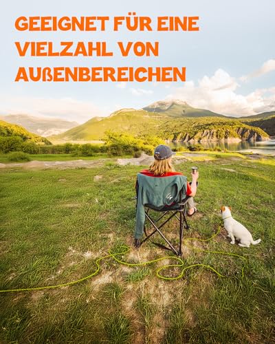 Toozey Schleppleine für Hunde - Wasserdicht & Reflektierend für Sicherheit - Leicht, Stark & Robust, Trainingsleine mit Handschlaufe, 5m/10m/15m/20m für Kleine, Mittlere & Große Hunde, Neon Gelb